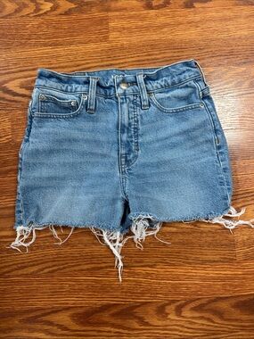 J. Crew Light Blue Distressed Denim Shorts